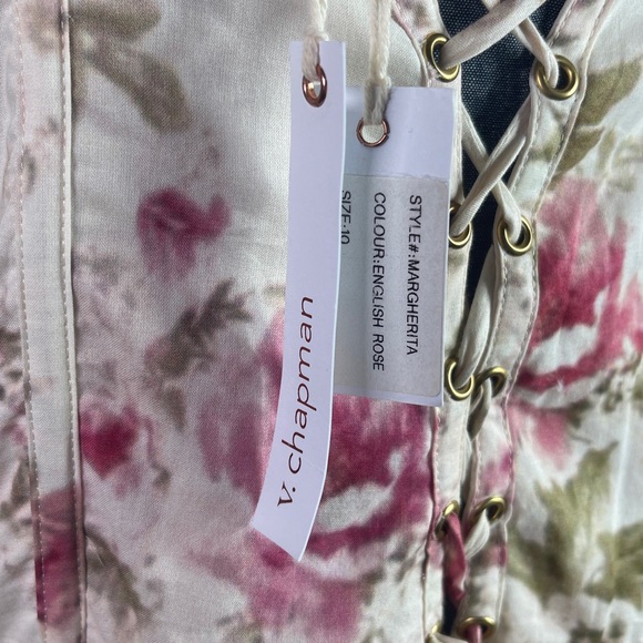 V. Chapman Floral Ruffle Dress - Picture 10 of 11